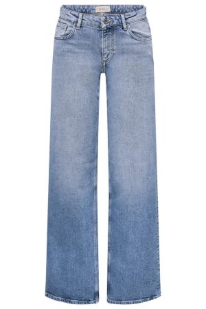 Only - Onljuicy Lw Wide Leg Rea365 - 4326492 Light Blue Denim Online nu