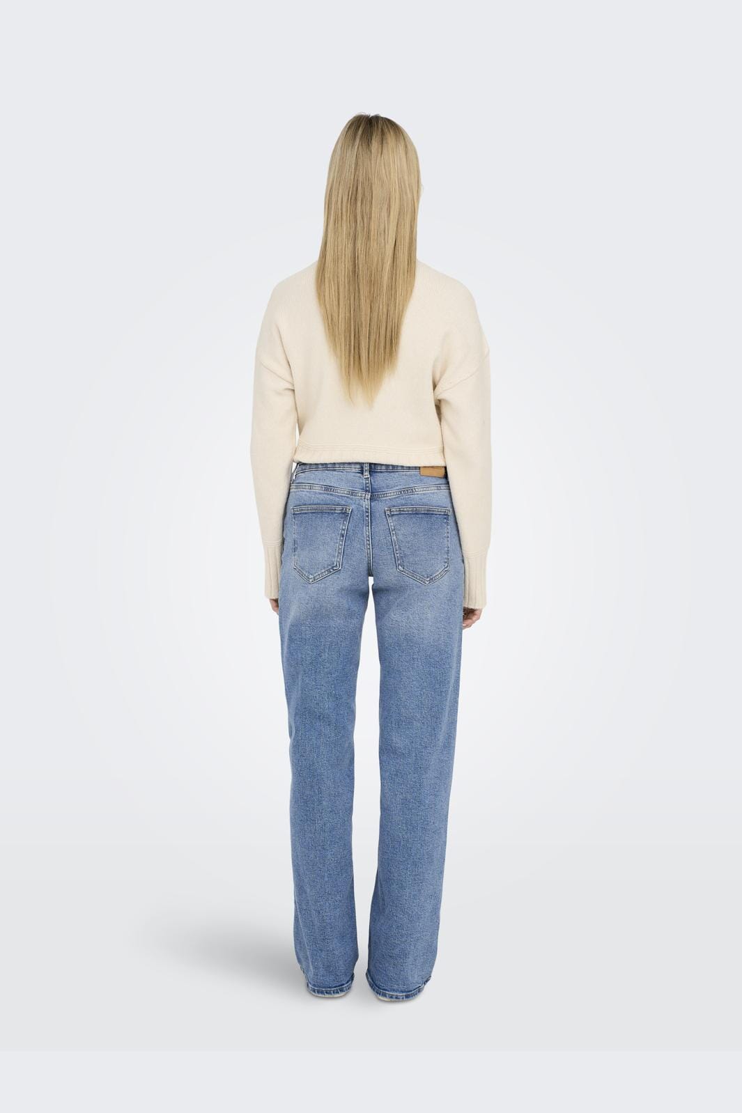 Only - Onljuicy Lw Wide Leg Rea365 - 4326492 Light Blue Denim Online nu