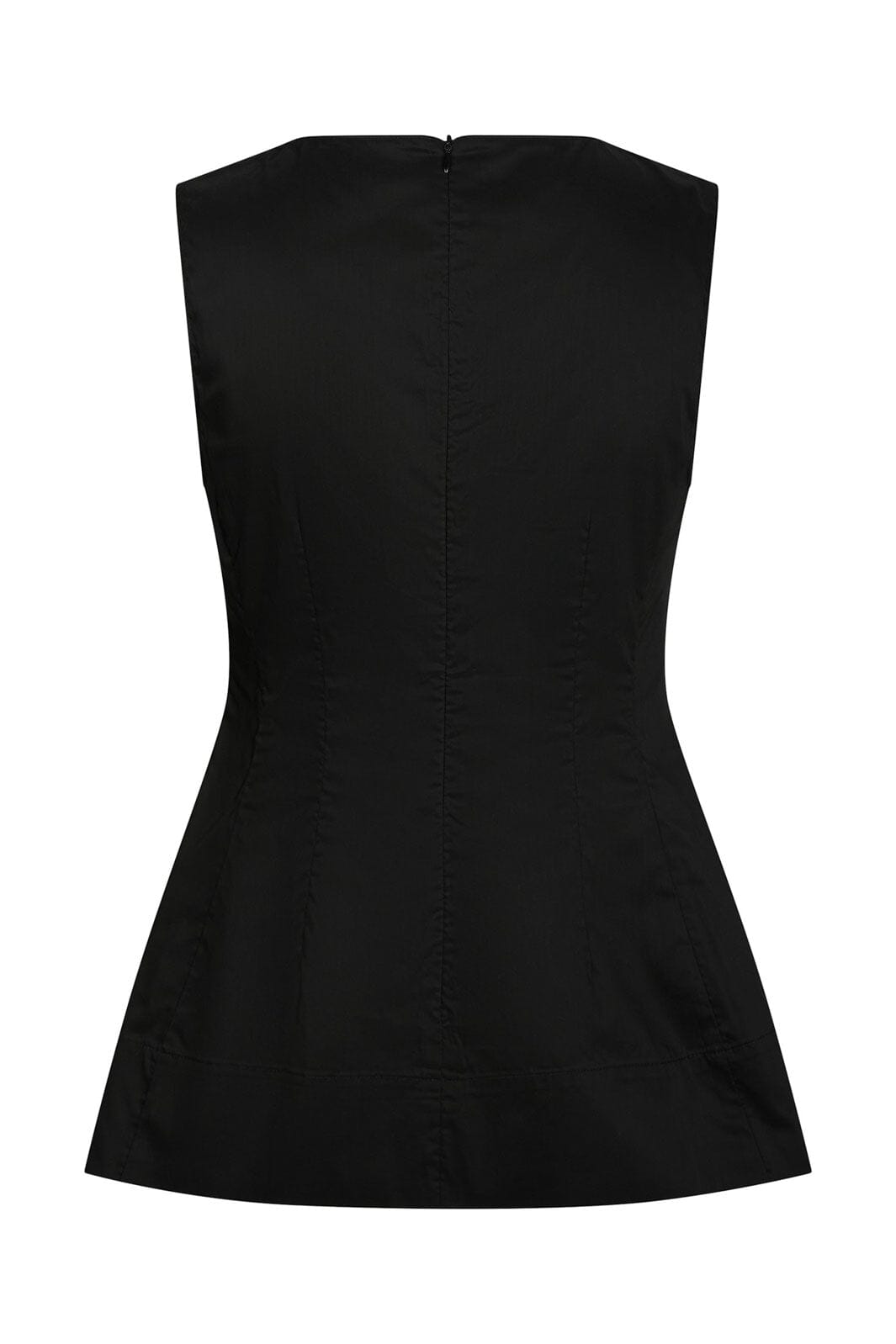 Forudbestilling - Neo Noir - Esteves Poplin Top 165379 - 100 - Black Levere