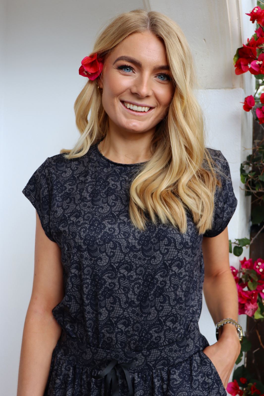 Liberte - Alma-U-Tshirt 9581 - Black Lace Online nu