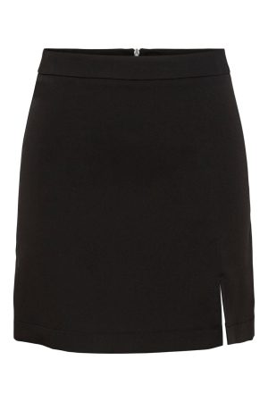 Pieces - Pcthelma Hw Skirt Noos - Black