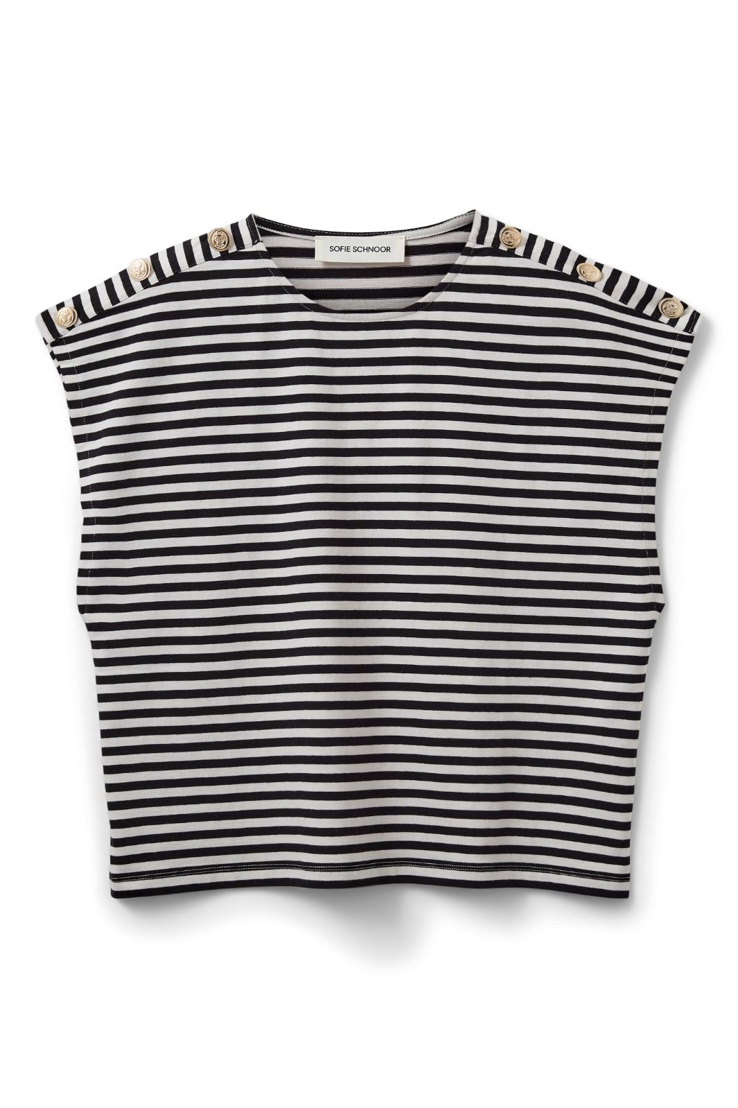 Sofie Schnoor - Baysw T-Shirt S251190 - 1017 - Black Striped
