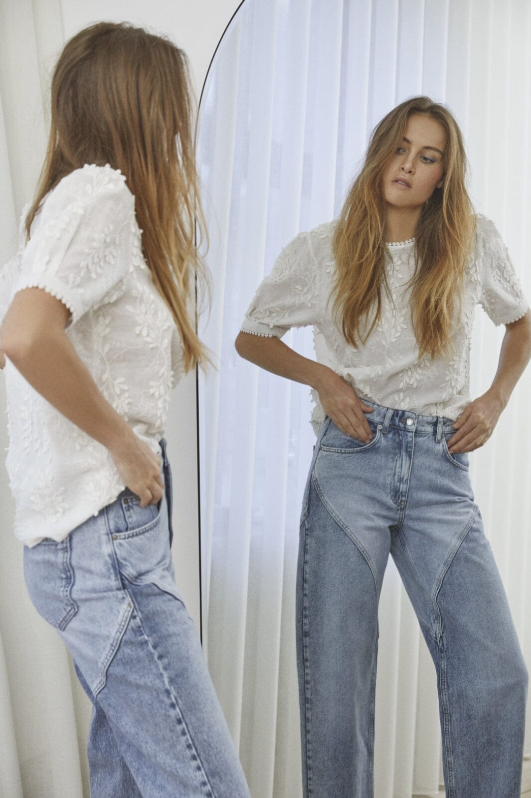 Co´Couture - Bowiecc Block Jeans 31531 - 114 - Fade Denim