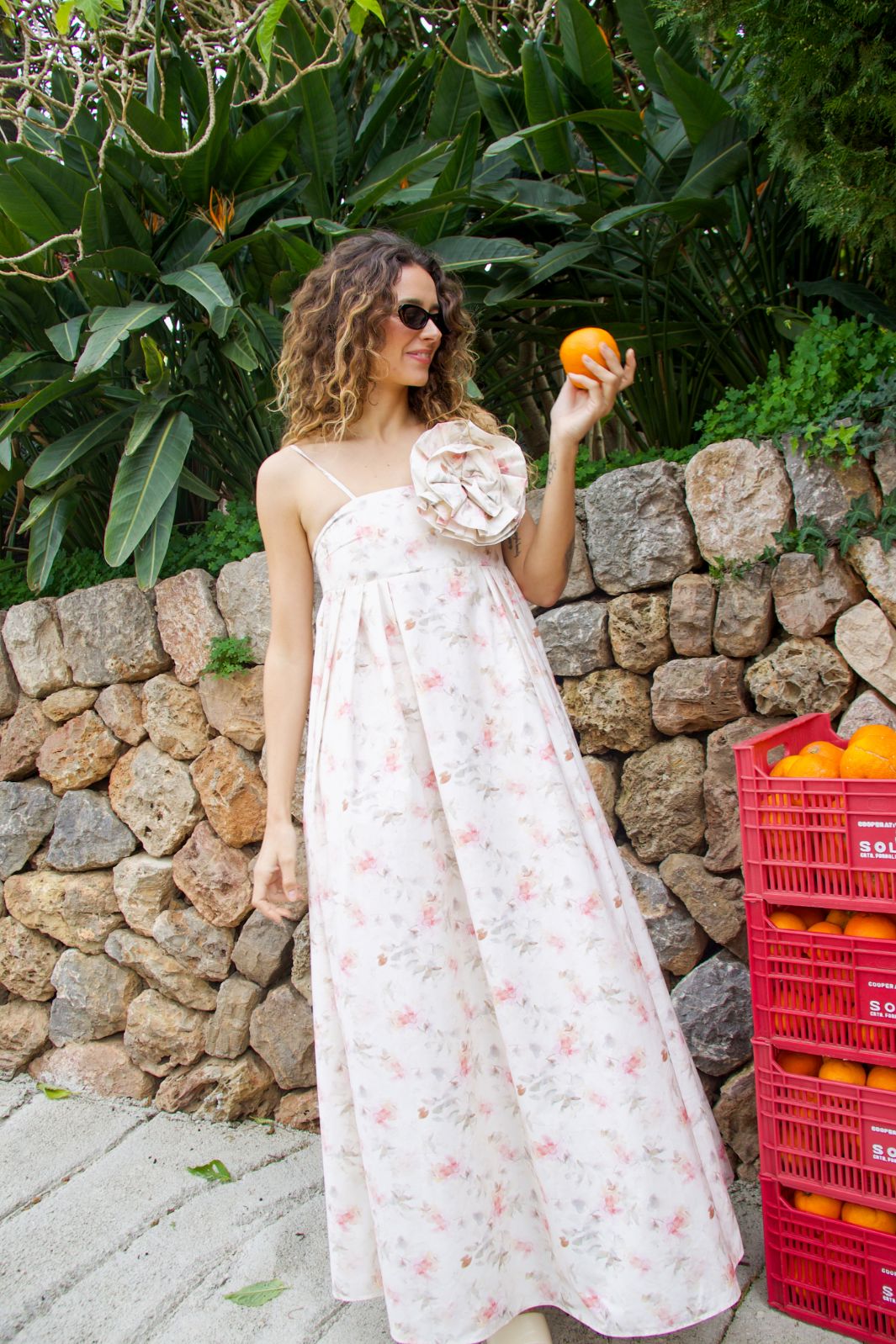 Cras - Bubble Dress C412 - 8093 - 8093 Faded Floral Online nu