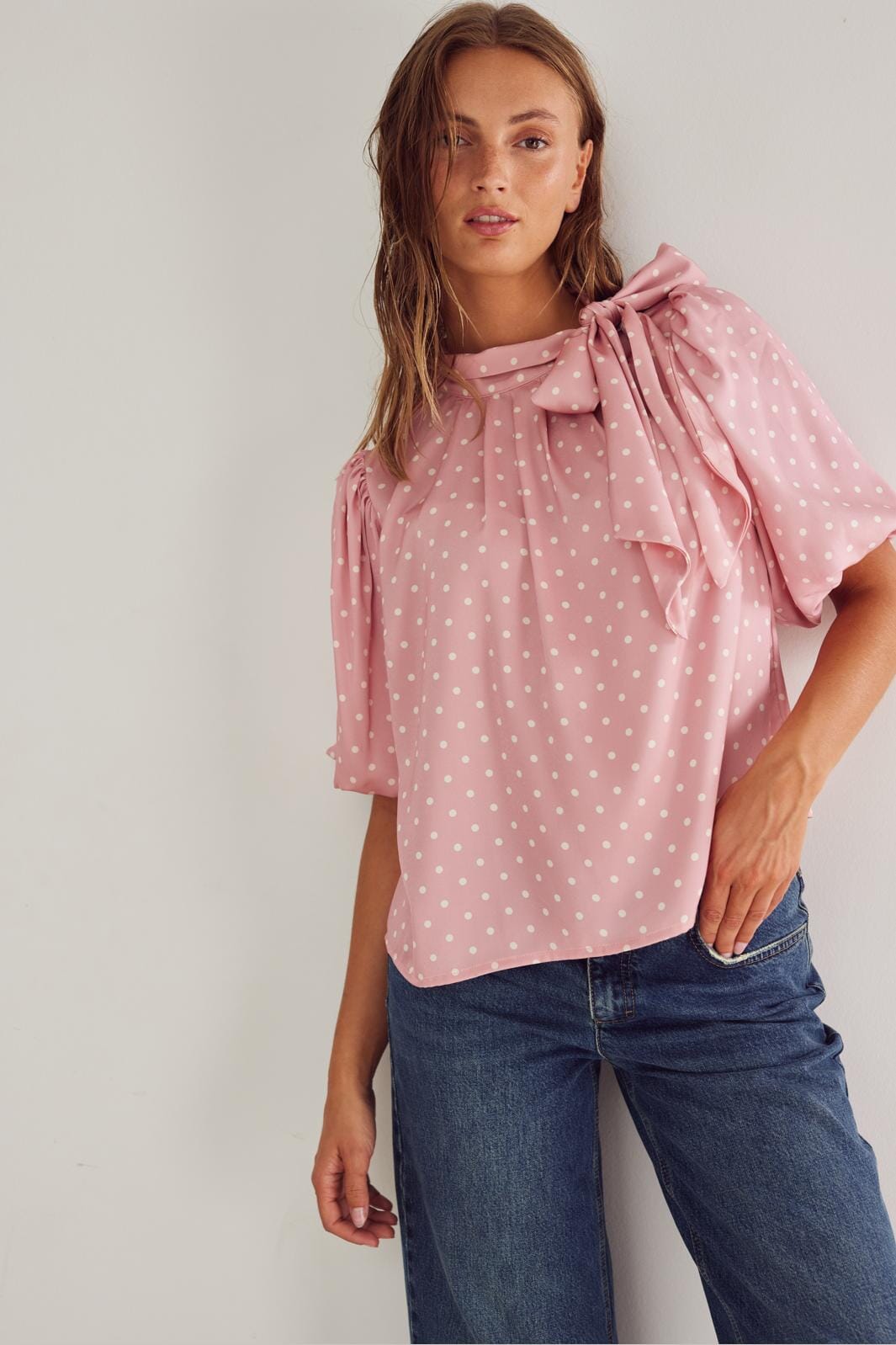 Forudbestilling - Noella - Kesha Blouse 13450002 - 1335 Carmine Blush Print