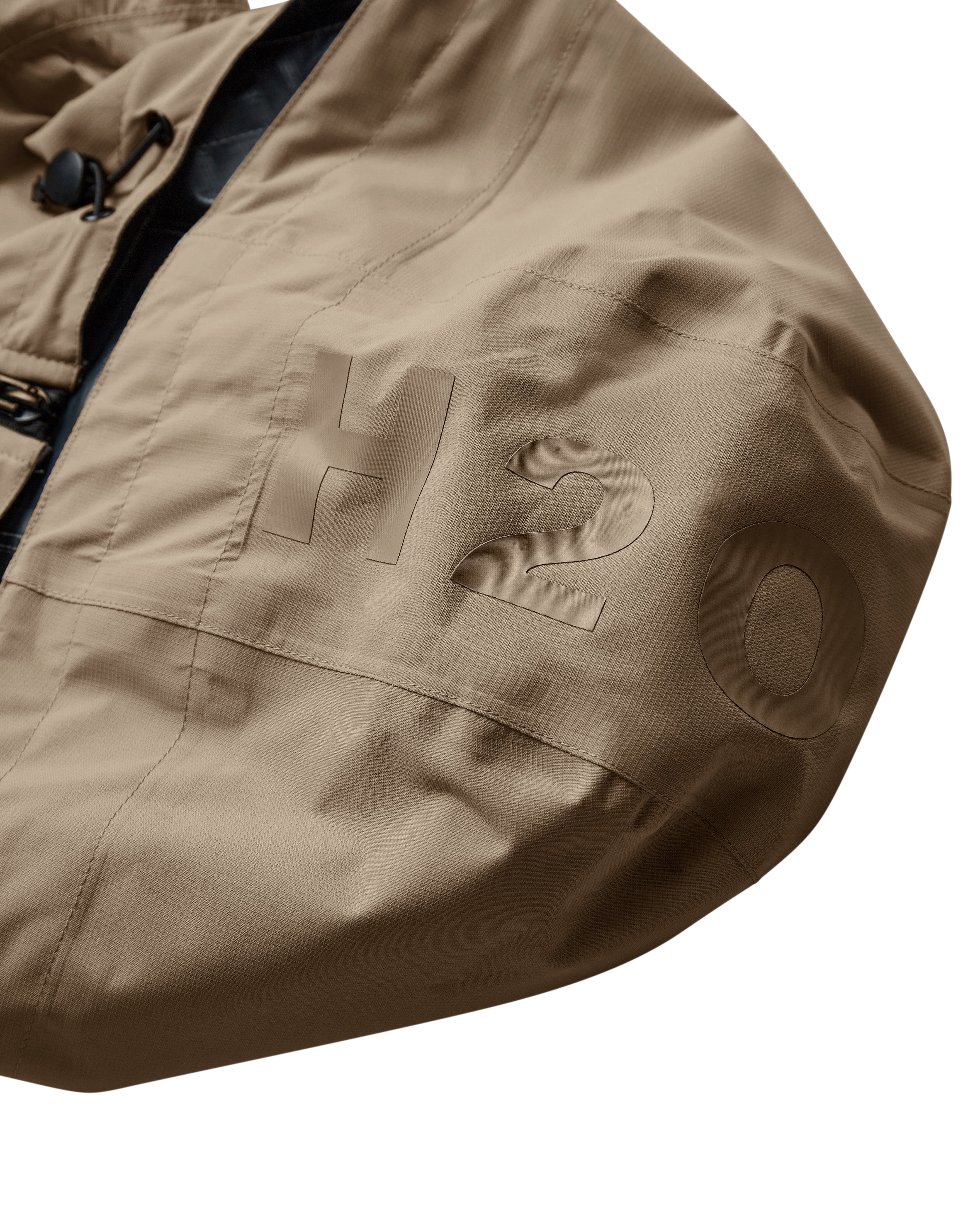 h2o-roemoe-lw-rain-jacket-packable-1034-warm-grey_3.jpg H2O - Rømø Lw Rain Jacket Packable - 1034 Warm Grey Online salg