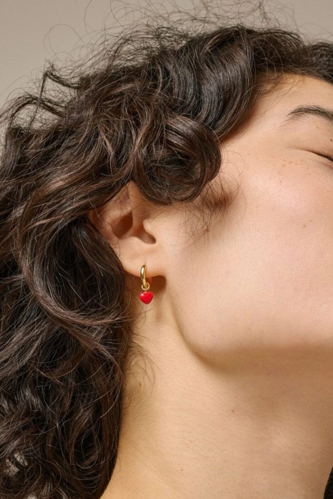 Enamel Copenhagen - Hoops, Amore E376G - Red på udsalg