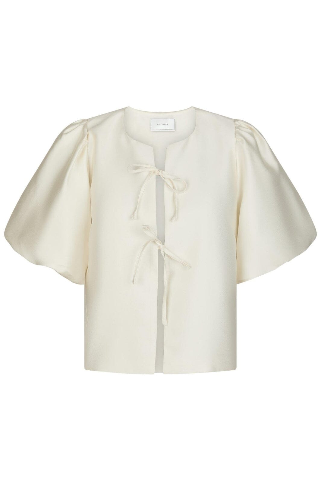 Neo Noir - Aska Dull Satin Blouse 162685 - 121 - Off White