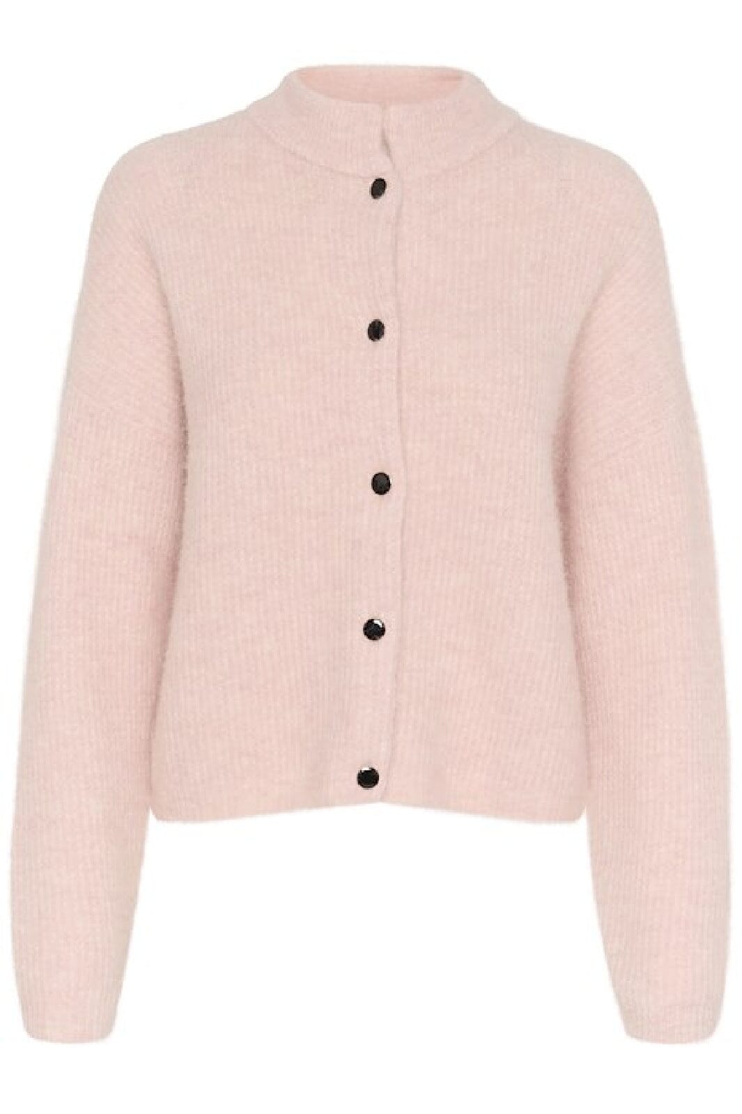Gestuz - Alphagz Short Cardigan 10906463 - 106932 - Rose Grey Melange