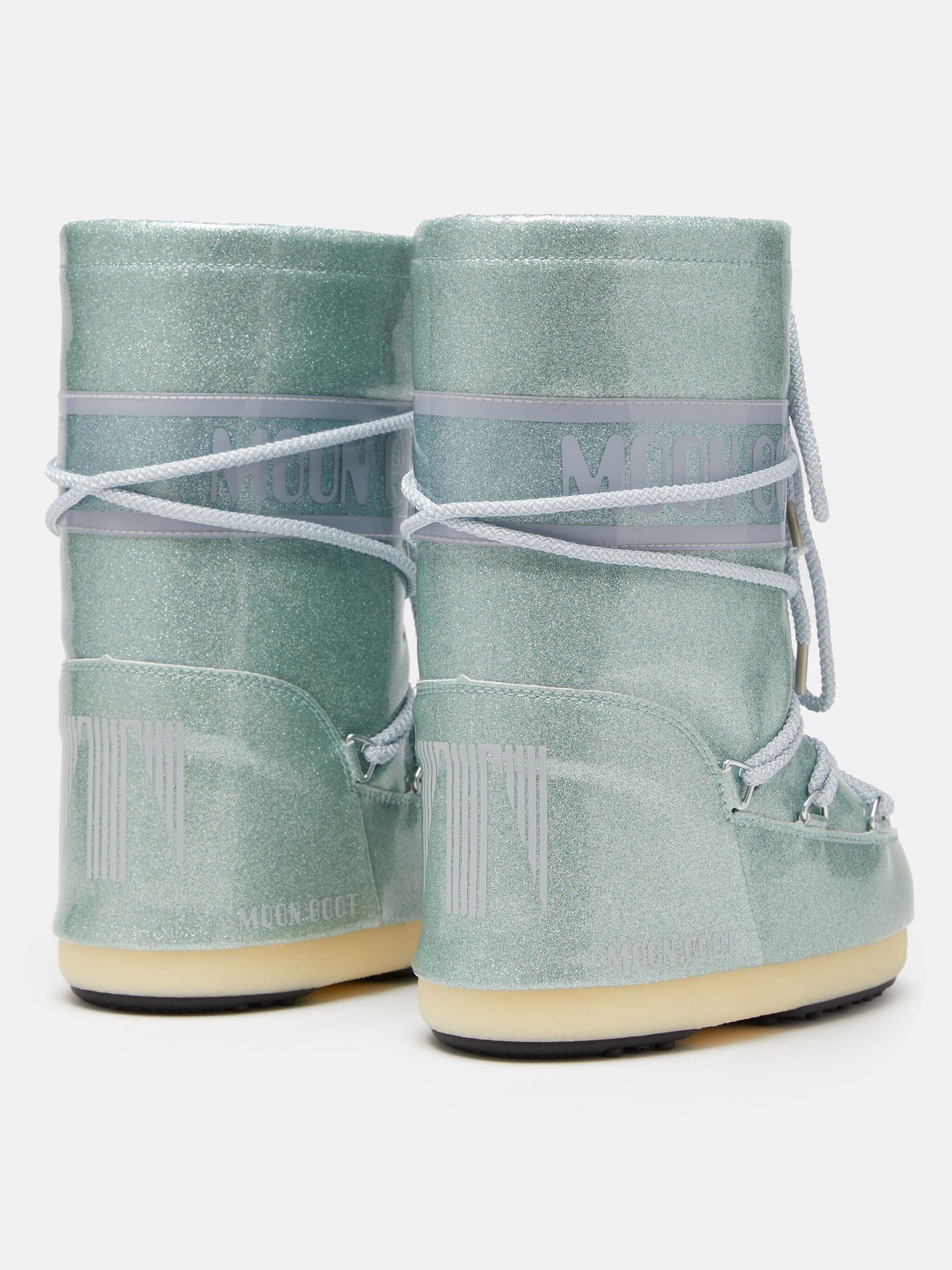 Moon Boot - Mb Icon Jr Glitt - F001 Light Blue