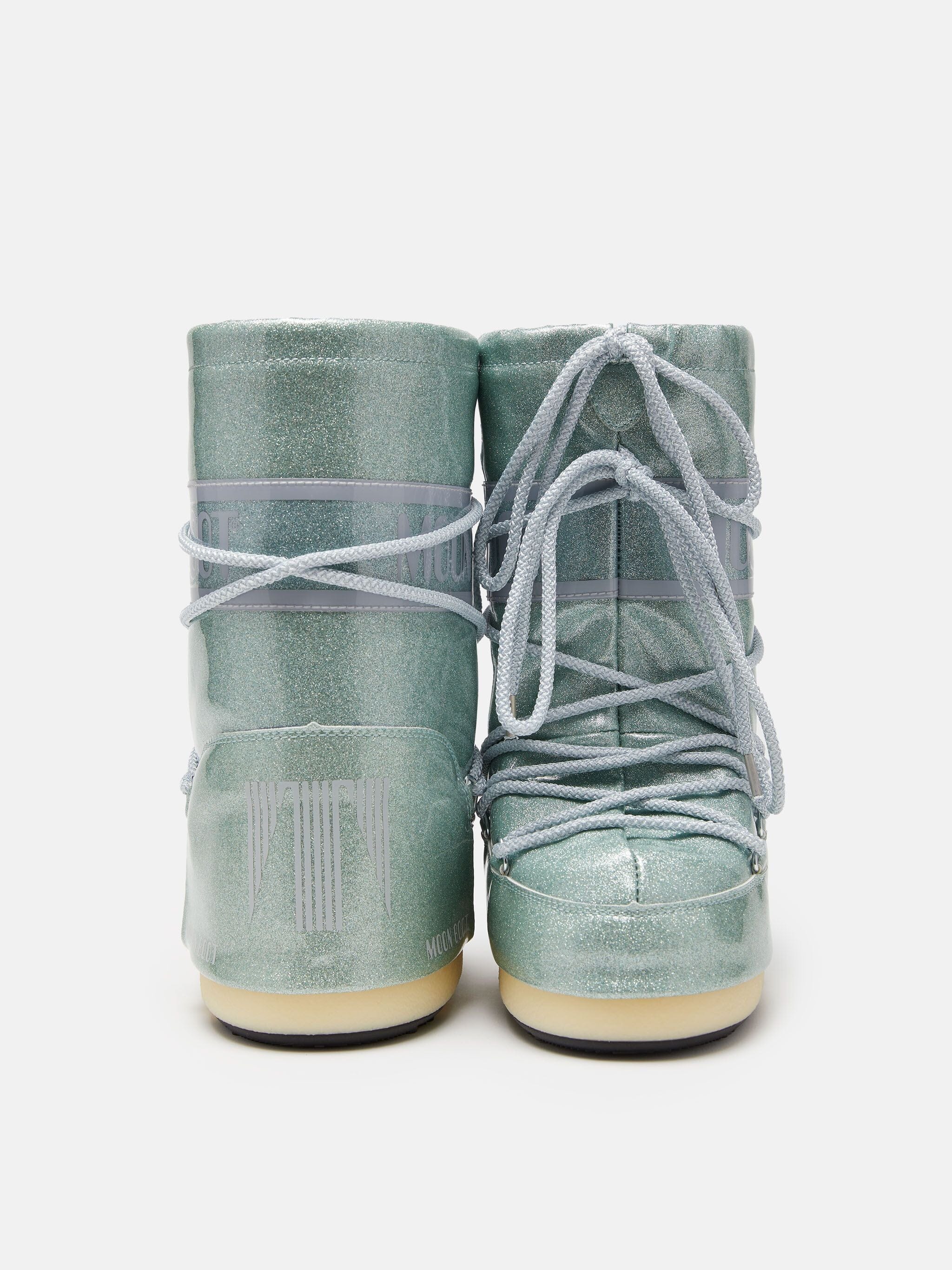 Moon Boot - Mb Icon Jr Glitt - F001 Light Blue
