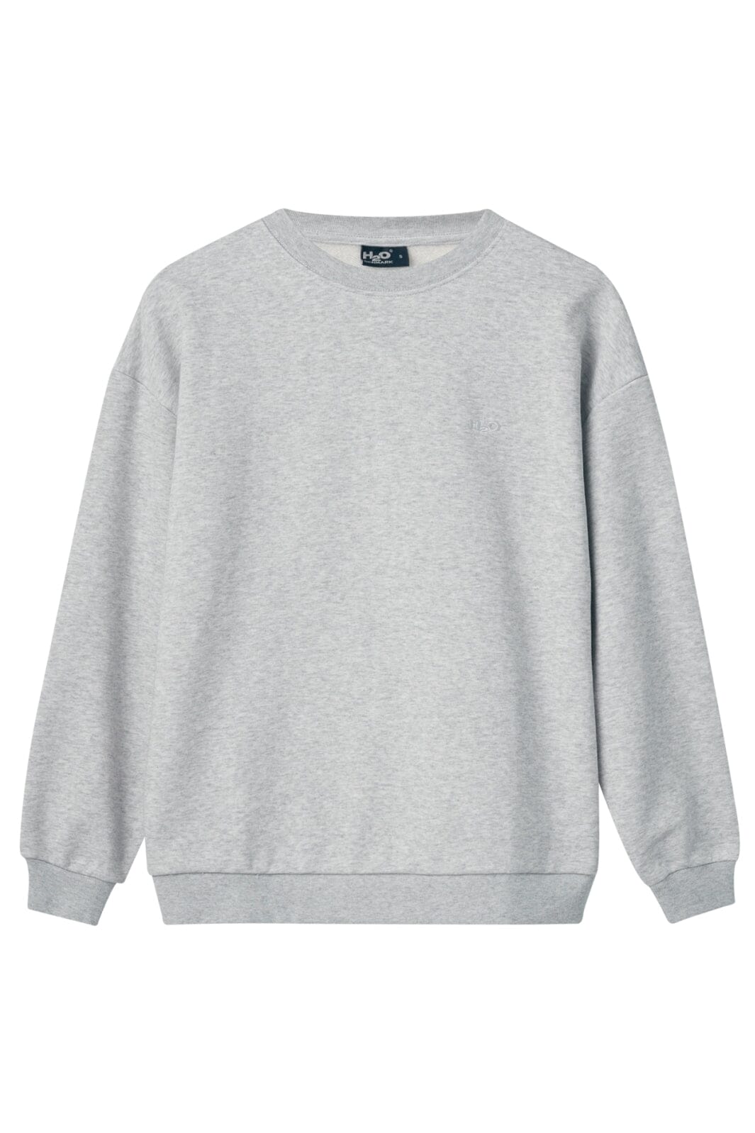 H2O - Base Woman Sweat O'Neck - 1020 Lt. Grey Mel