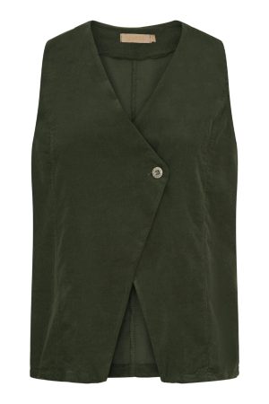 Marta Du Chateau - Mdchortense Vest 86188 - Military3089