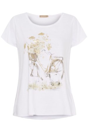 Marta Du Chateau - Mdcmarie T-Shirt 1535 - White Bike