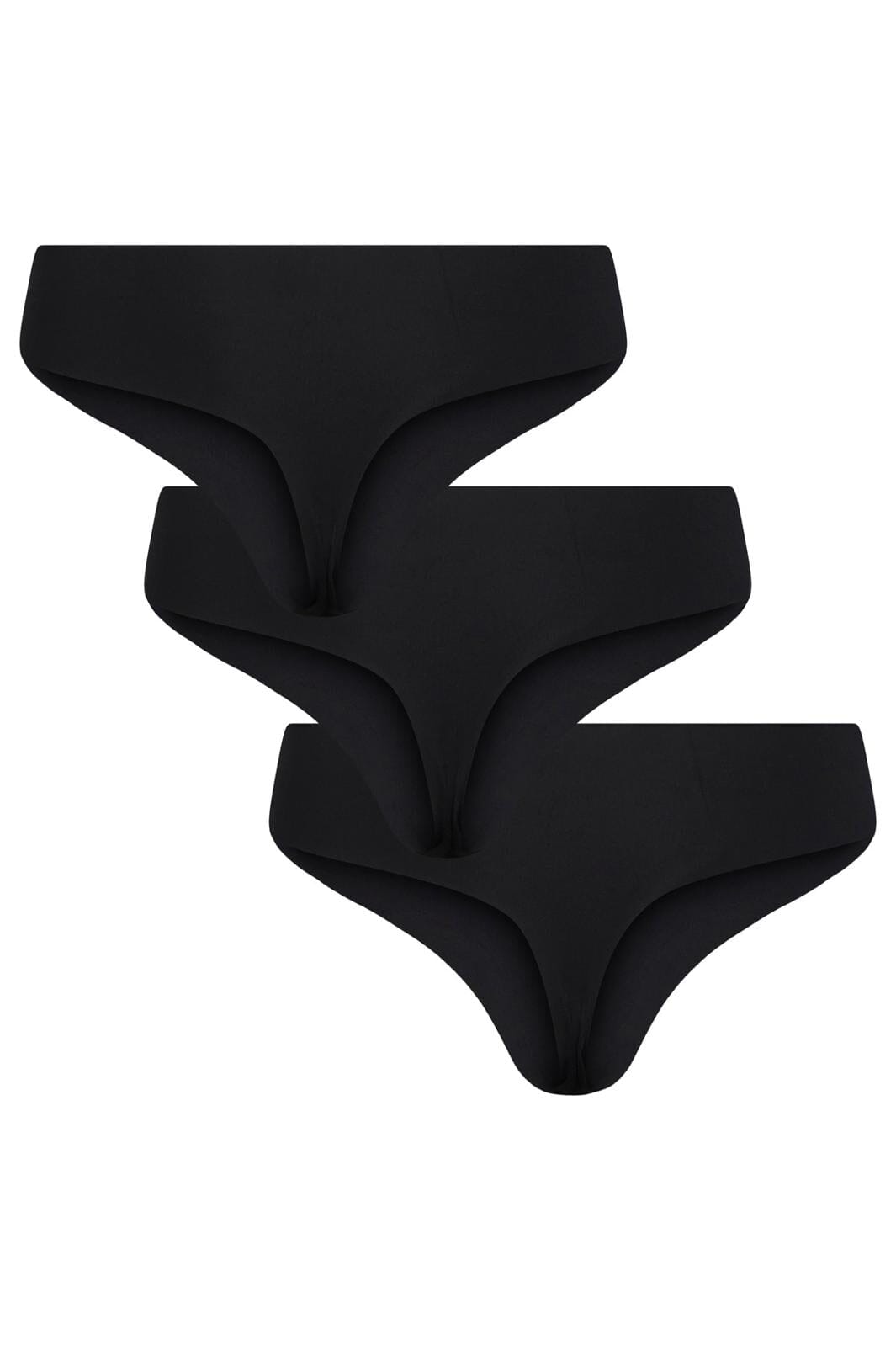 Pieces - Pcnamee Thong 3-Pack - 4297736 Black 3