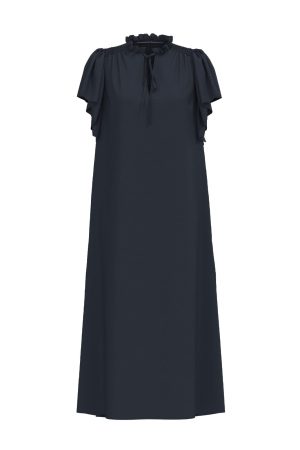 Co´couture - Heracc Ss Frill Dress 36421 - 61 Ink