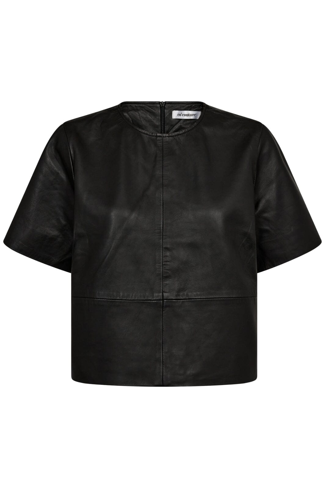 Co´couture - Phoebecc Leather Tee 35732 - 96 Black Mode