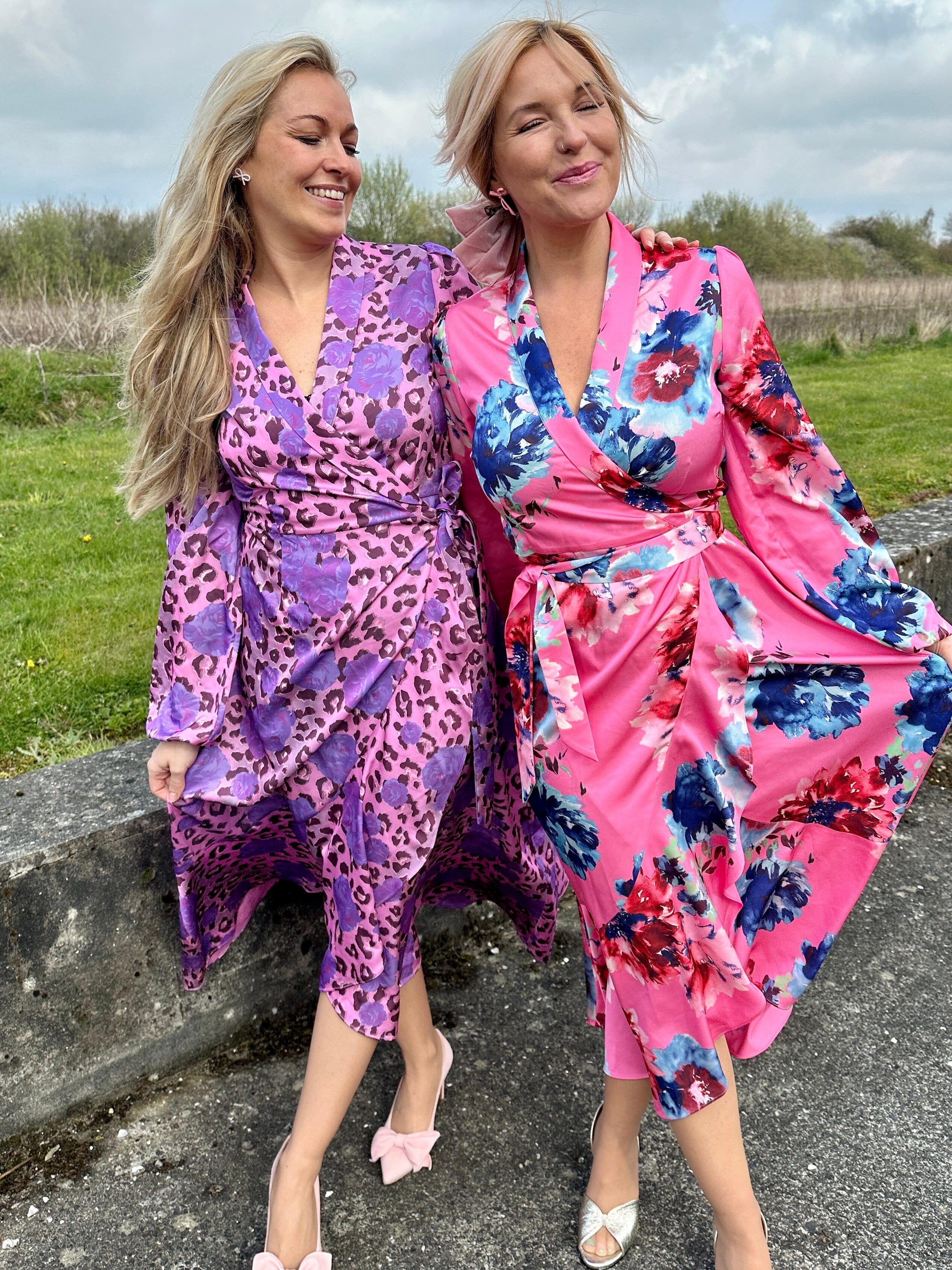 Cras x Molly&My - Laracras Dress - 8055 Big Blossom Pink