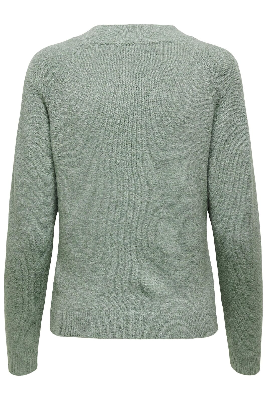 Only - Onlrica Life L/S Pullover Knt - 3601186 Chinois Green White Melange