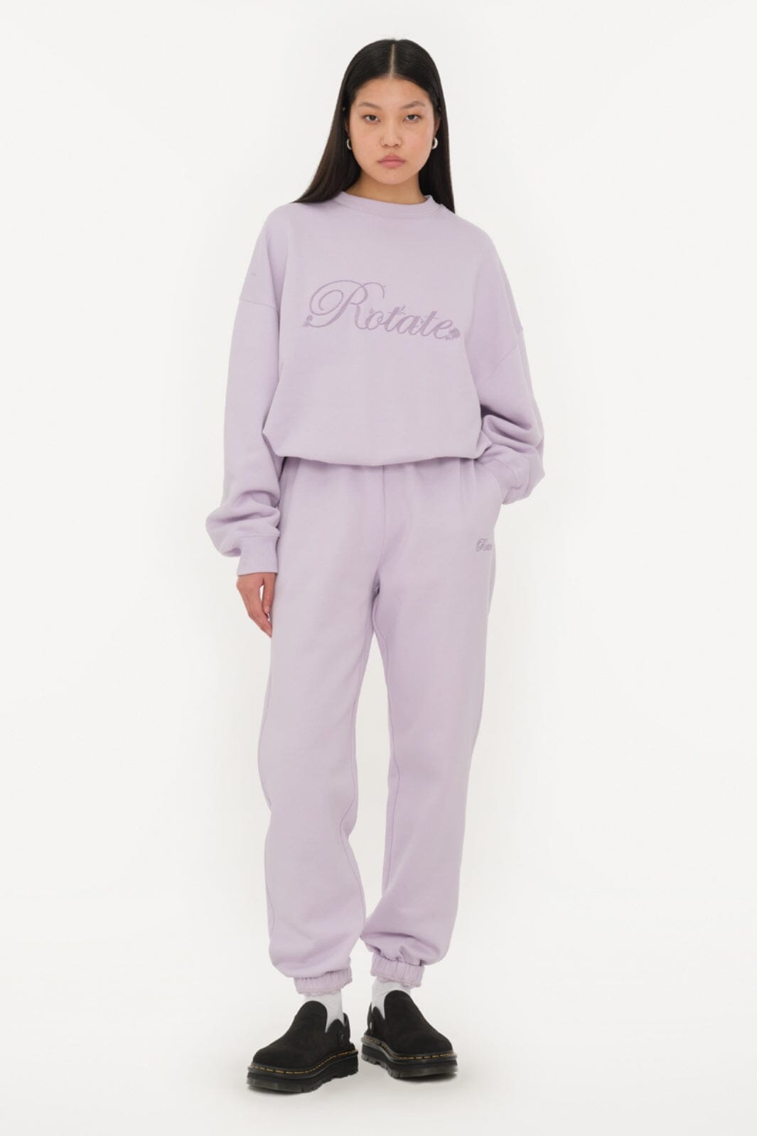 Rotate - Heavy Sweat Crewneck 1134251813 - 1813 Orchid Petal (Purple)