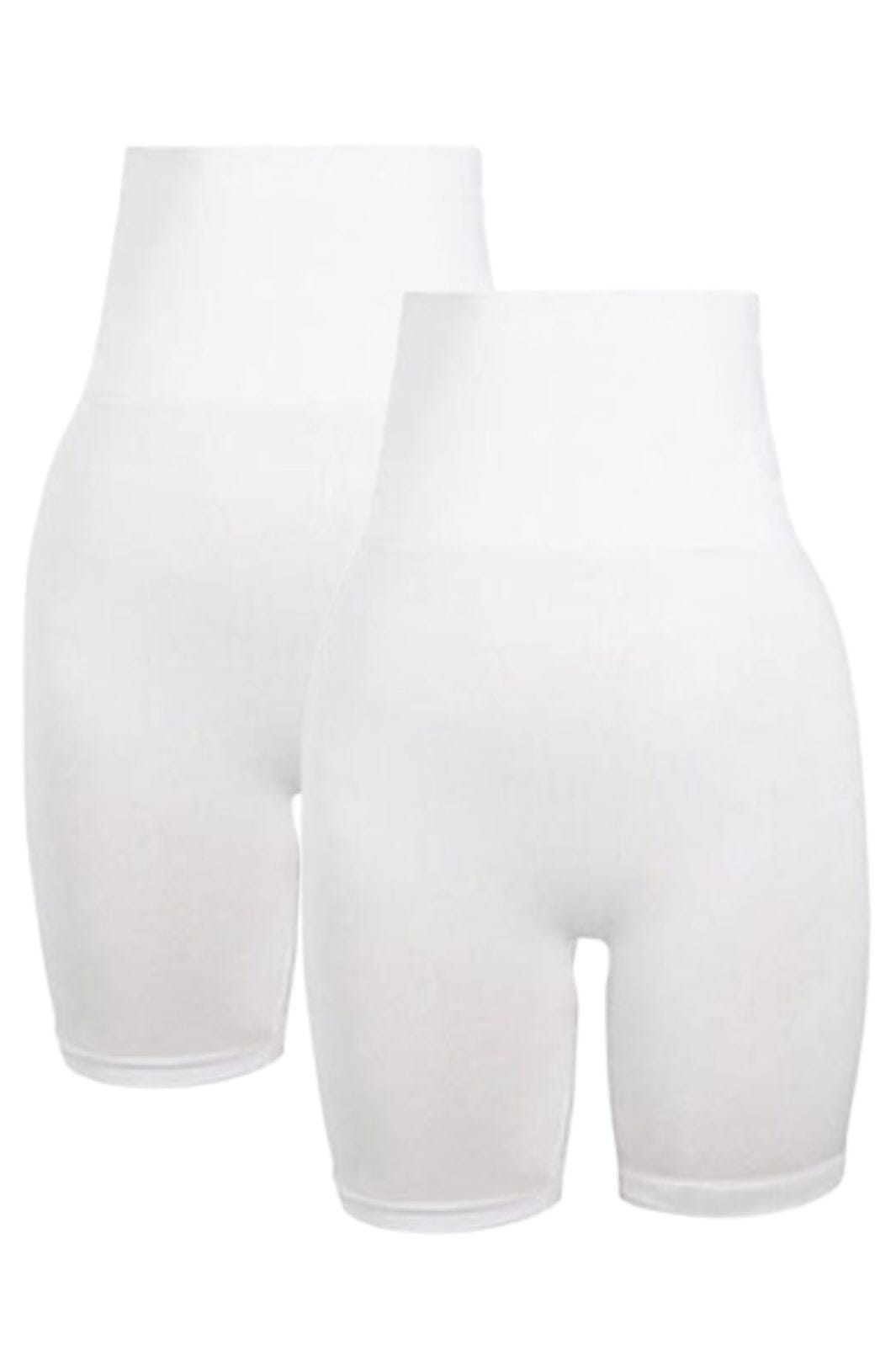 Soft basic - Soffi High shorts 2 pak - white