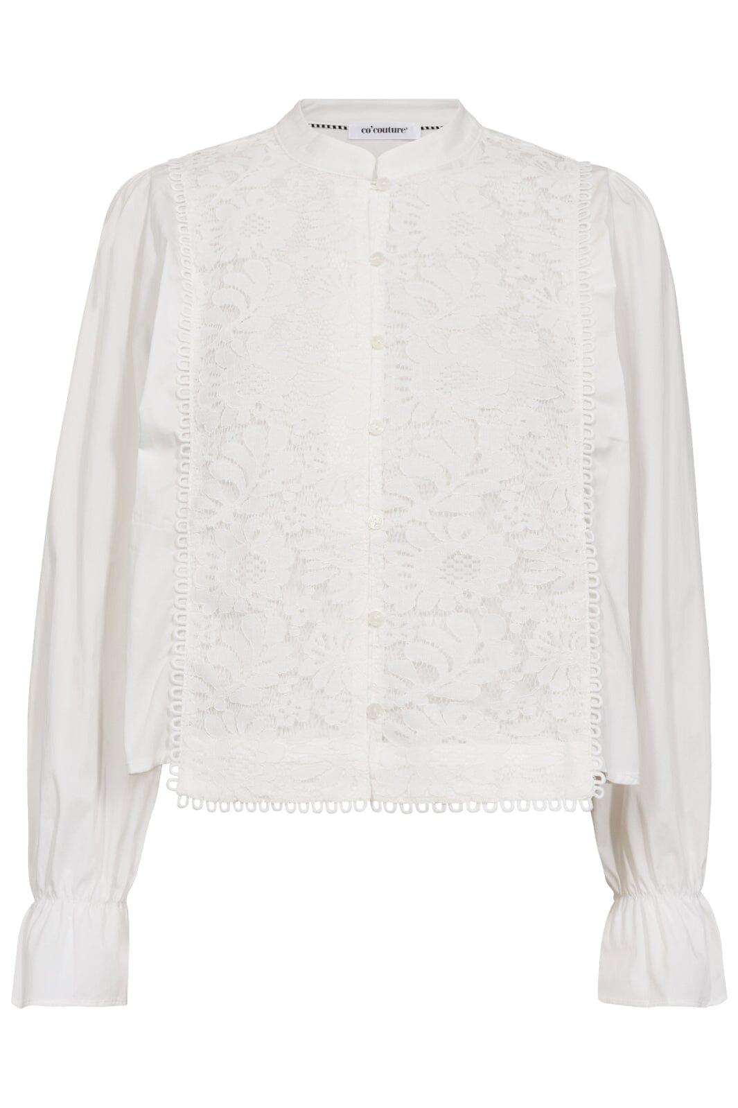Co´Couture - Kimmiecc Lace Mix Shirt 35800 - 11 - Off White på udsalg