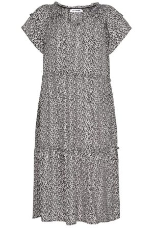 Co´couture - Newcc Flower Sunrise Crop Dress - 96 Black