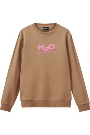 H2O - Logo Sweat O'Neck - 7255 Oak/Flamingo