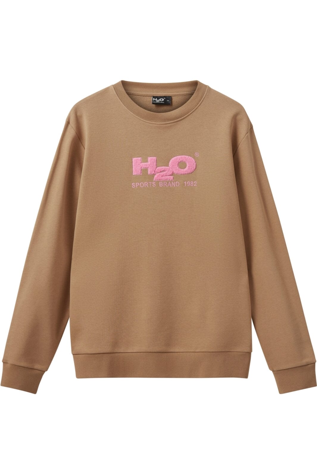 h2o-logo-sweat-oneck-7255-oak-flamingo_0.jpg H2O - Logo Sweat O'Neck - 7255 Oak/Flamingo