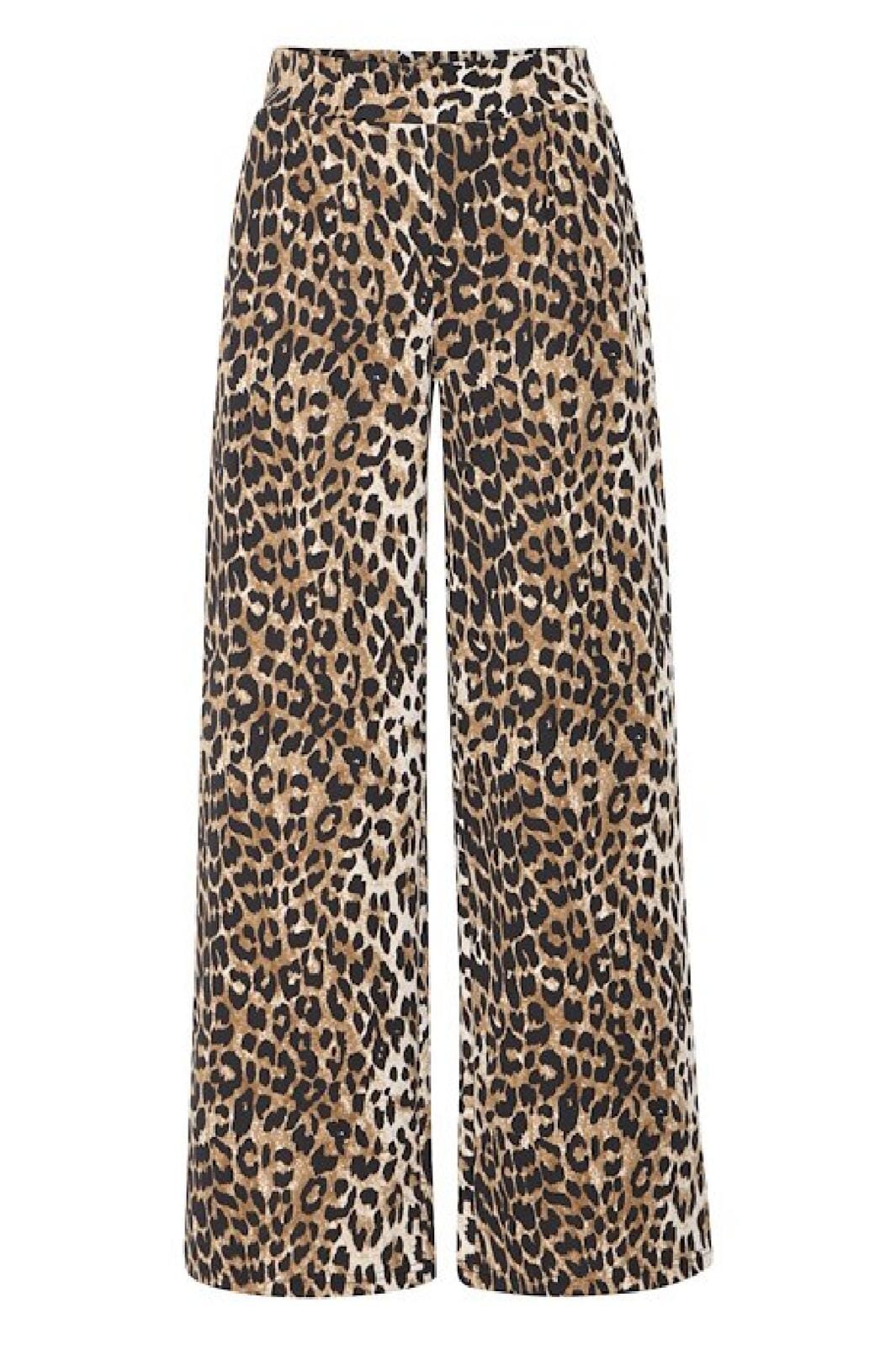 Ichi - Ixkate Leop Wide Long Pant - 205020 Kate Leop Print