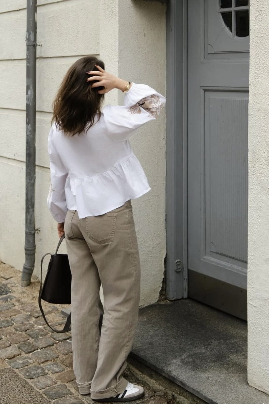 Neo Noir - Ginia Emb Blouse 164393 - 121 - Off White