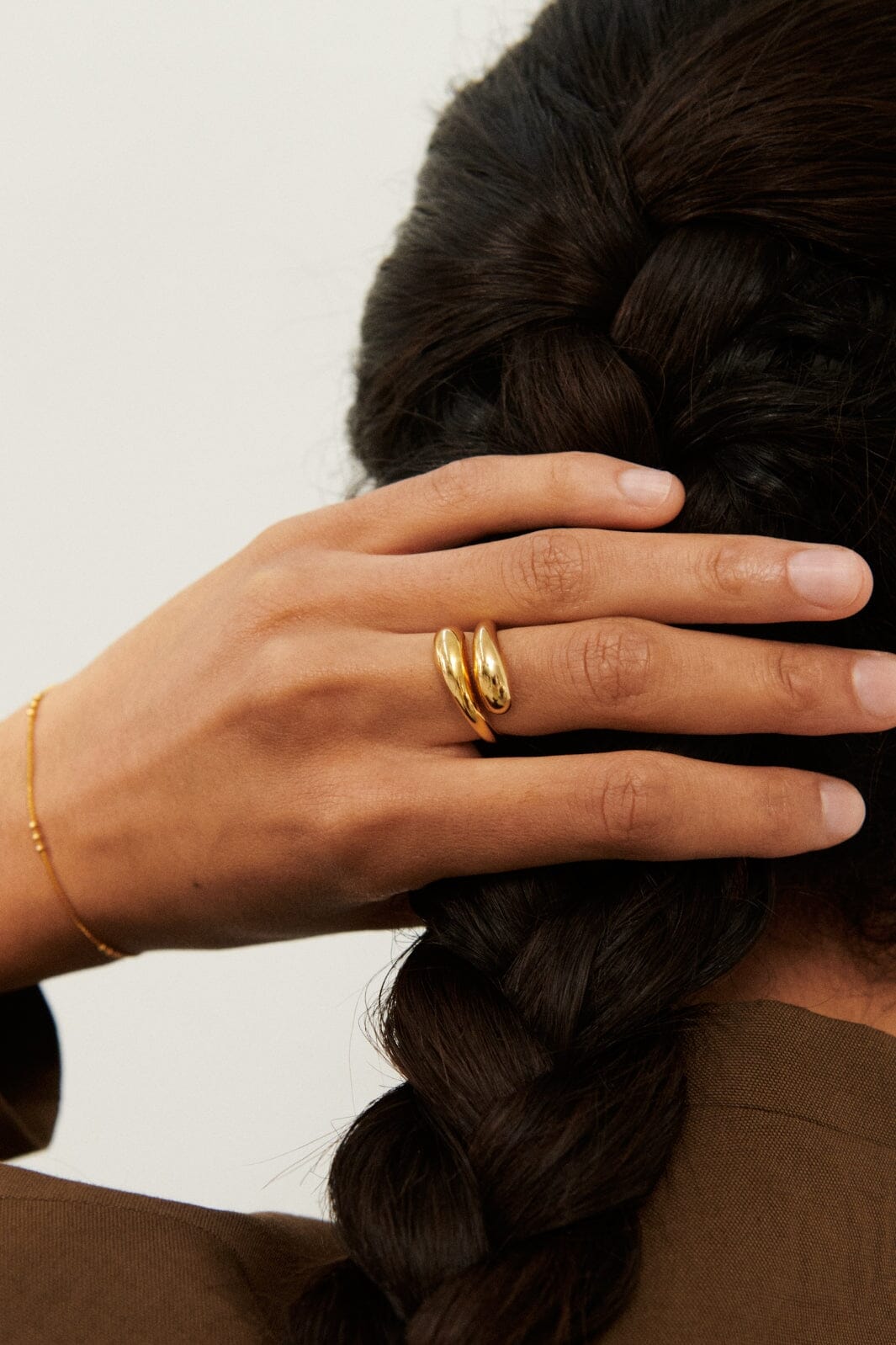 Pernille Corydon Jewellery - Rain Ring - Goldenplated