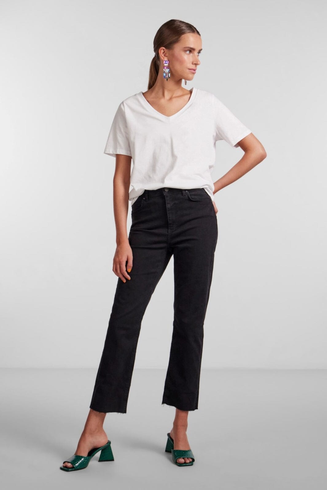Pieces - PcDelly Straight Hw - Black
