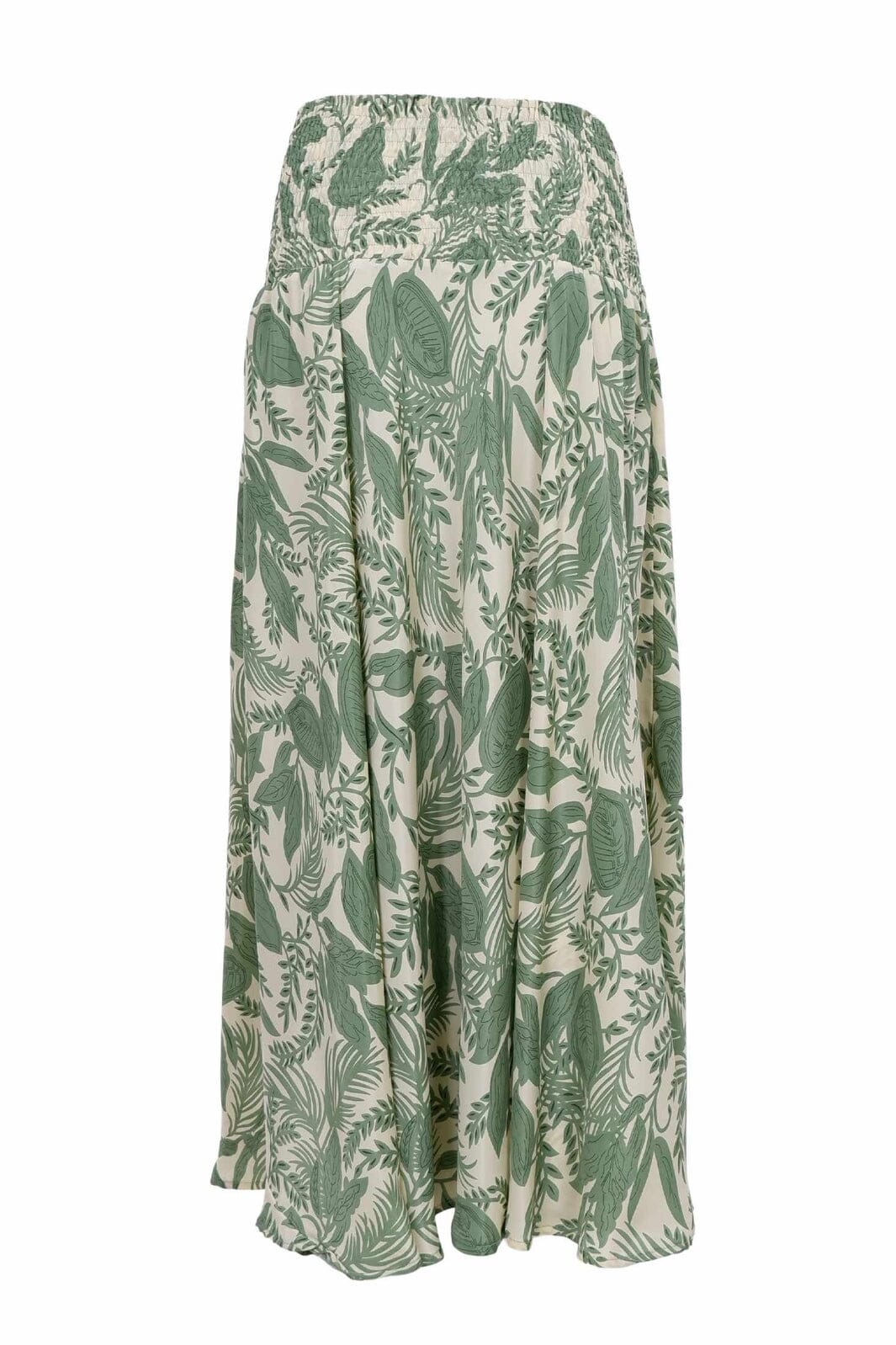 Black Colour - Bcluna Wide Smock Skirt 39217 - Sage Green Rabat