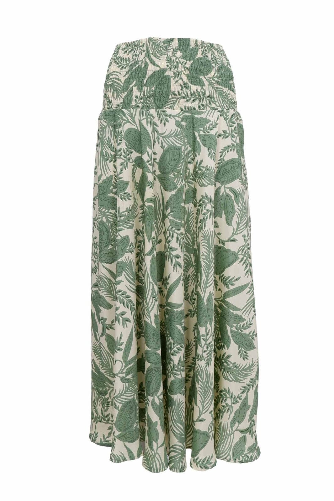 Black Colour - Bcluna Wide Smock Skirt 39217 - Sage Green Rabat