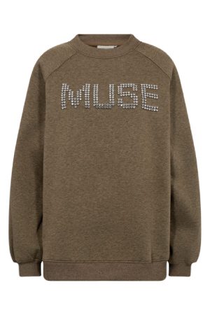 Copenhagen Muse - Cmida-Sweatshirt 204243 - Military Olive Mel.