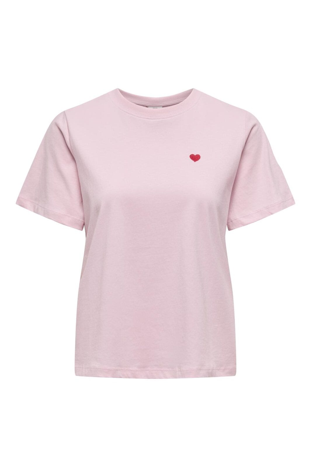 Forudbestilling - JDY - Jdypisa S/S Print Top - 4798429 Parfait Pink Bittersweet Heart Online nu