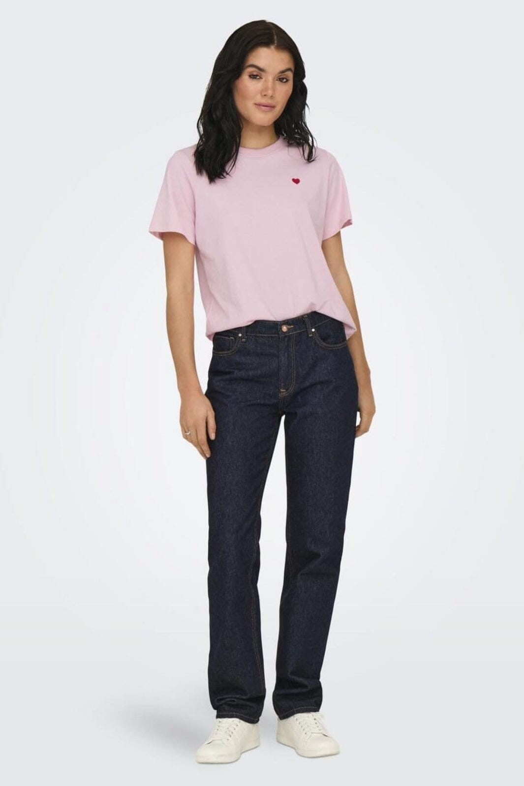Forudbestilling - JDY - Jdypisa S/S Print Top - 4798429 Parfait Pink Bittersweet Heart Online nu