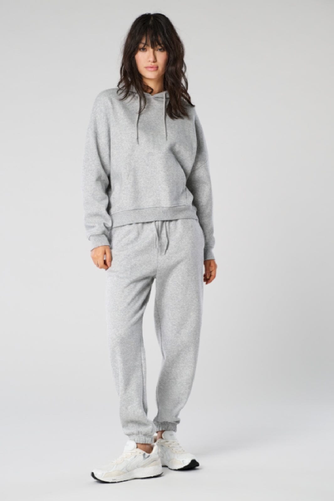 Only - Onlsweat Life L/S Hoodie Pkt Swt - 4509771 Light Grey Melange