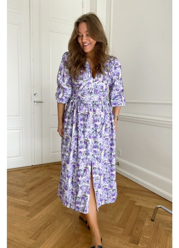 BYIC - Adelic Long Dress - lavendula Lavendula