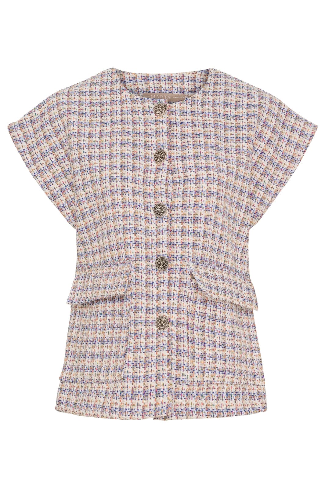 Forudbestilling - Marta Du Chateau - Mdcloretta Vest 7169 - Blue