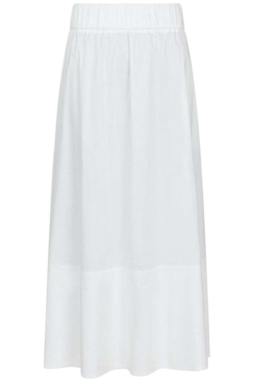 Forudbestilling - Neo Noir - Yara Long Poplin Skirt 163076 - 120 - White Online
