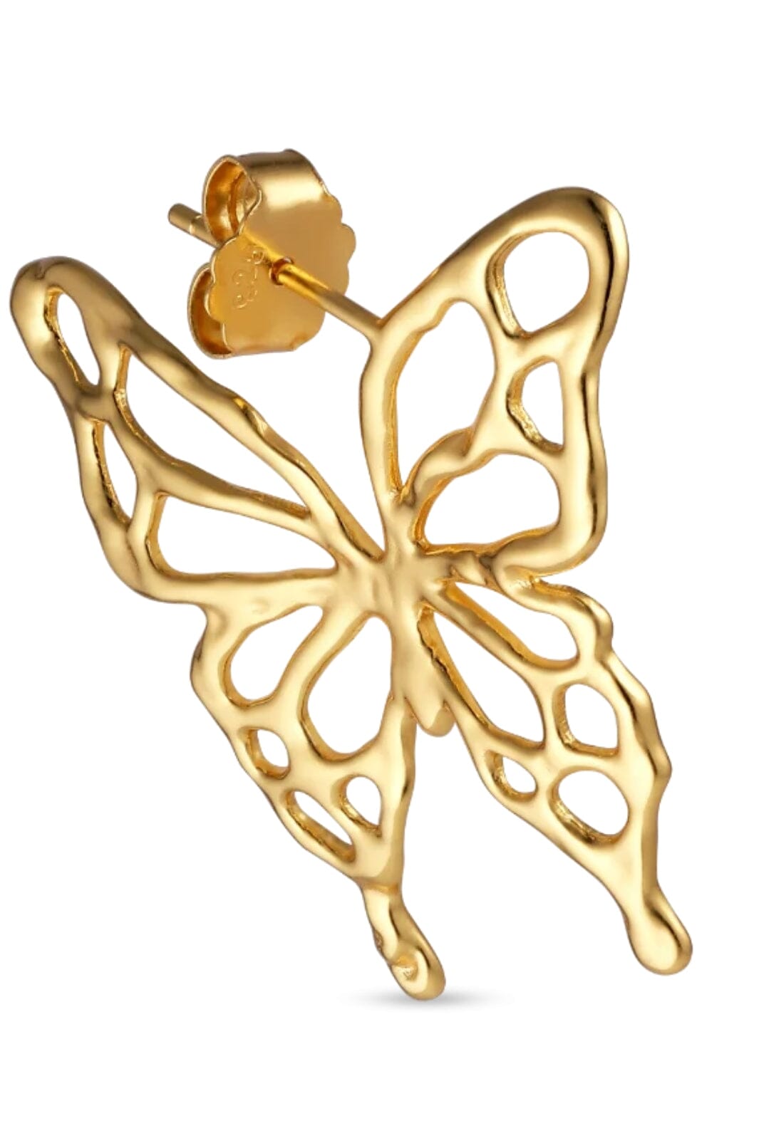 Jane Kønig - Butterfly Earring - Forgyldt