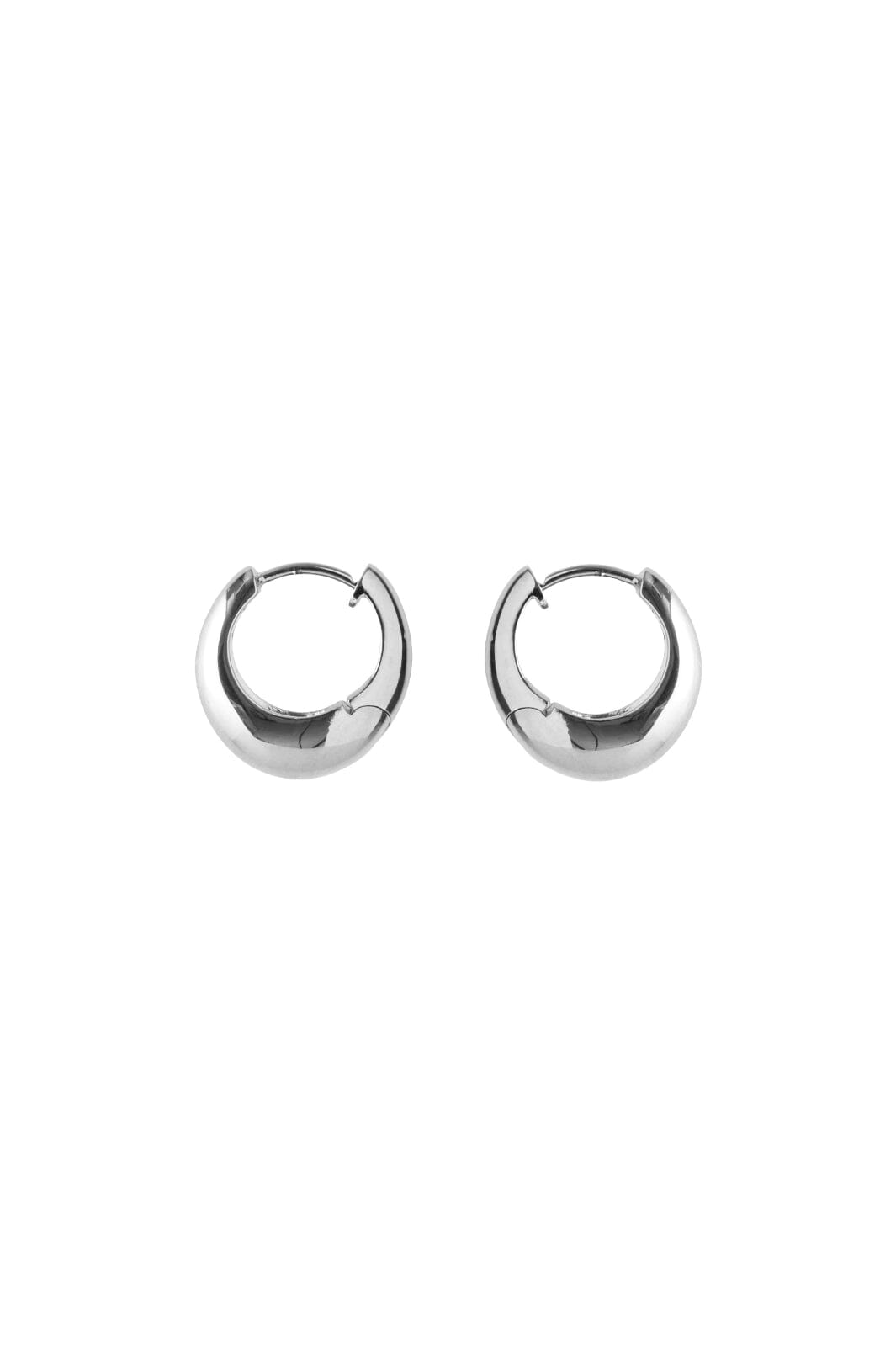 Pernille Corydon Jewellery - Mini Globe Huggies - Silver