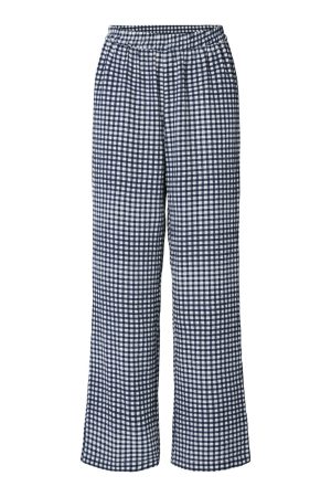 Pieces - Pcdullie Wide Pants Fsy - 4839787 Maritime Blue White