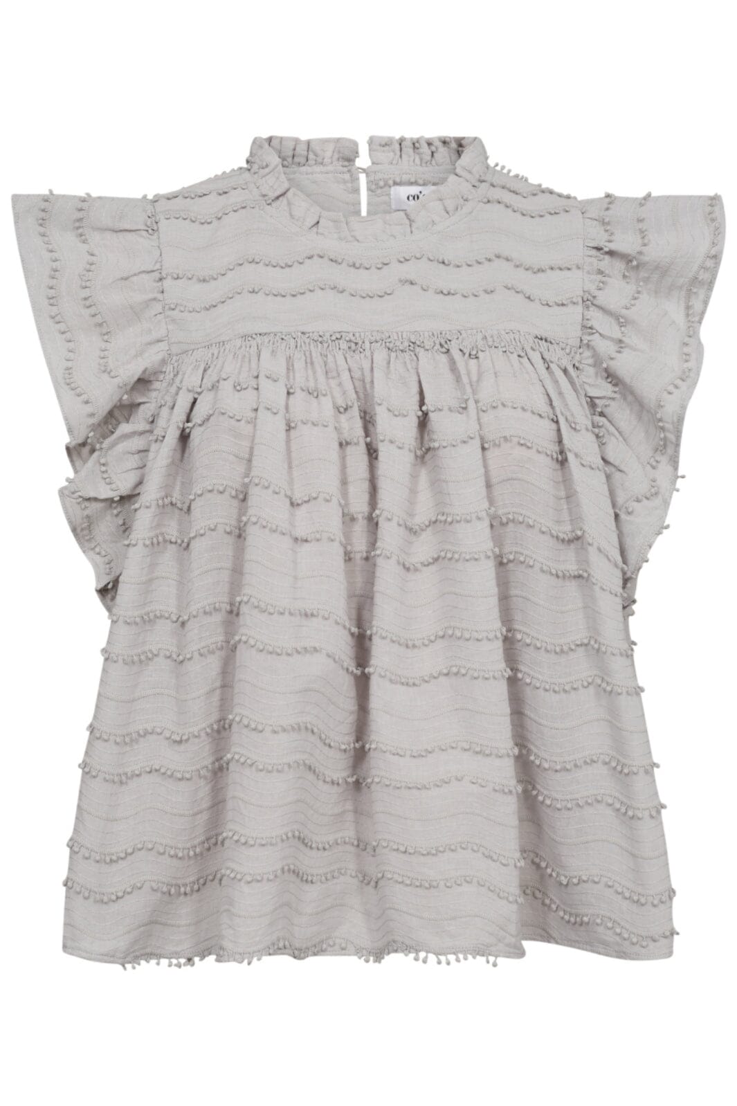 Co´couture - Wavedingcc Top 35549 - 138 Light Grey