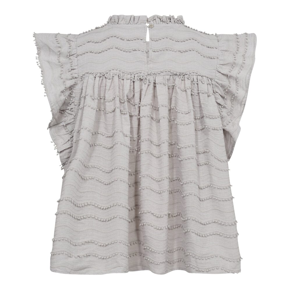 Co´couture - Wavedingcc Top 35549 - 138 Light Grey