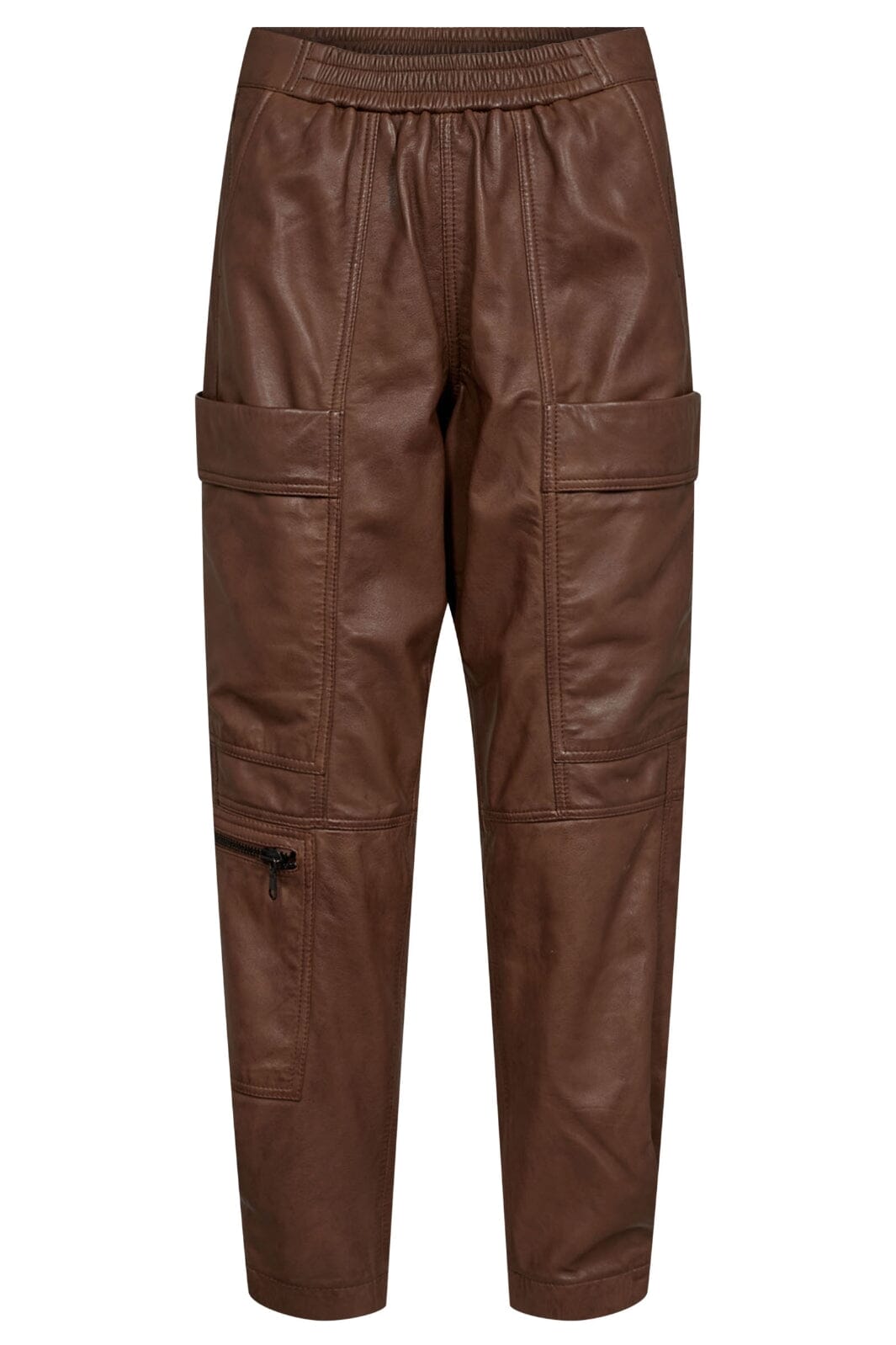 Gossia - CinnaGO Jo Leather Pants - Cognac Rabat