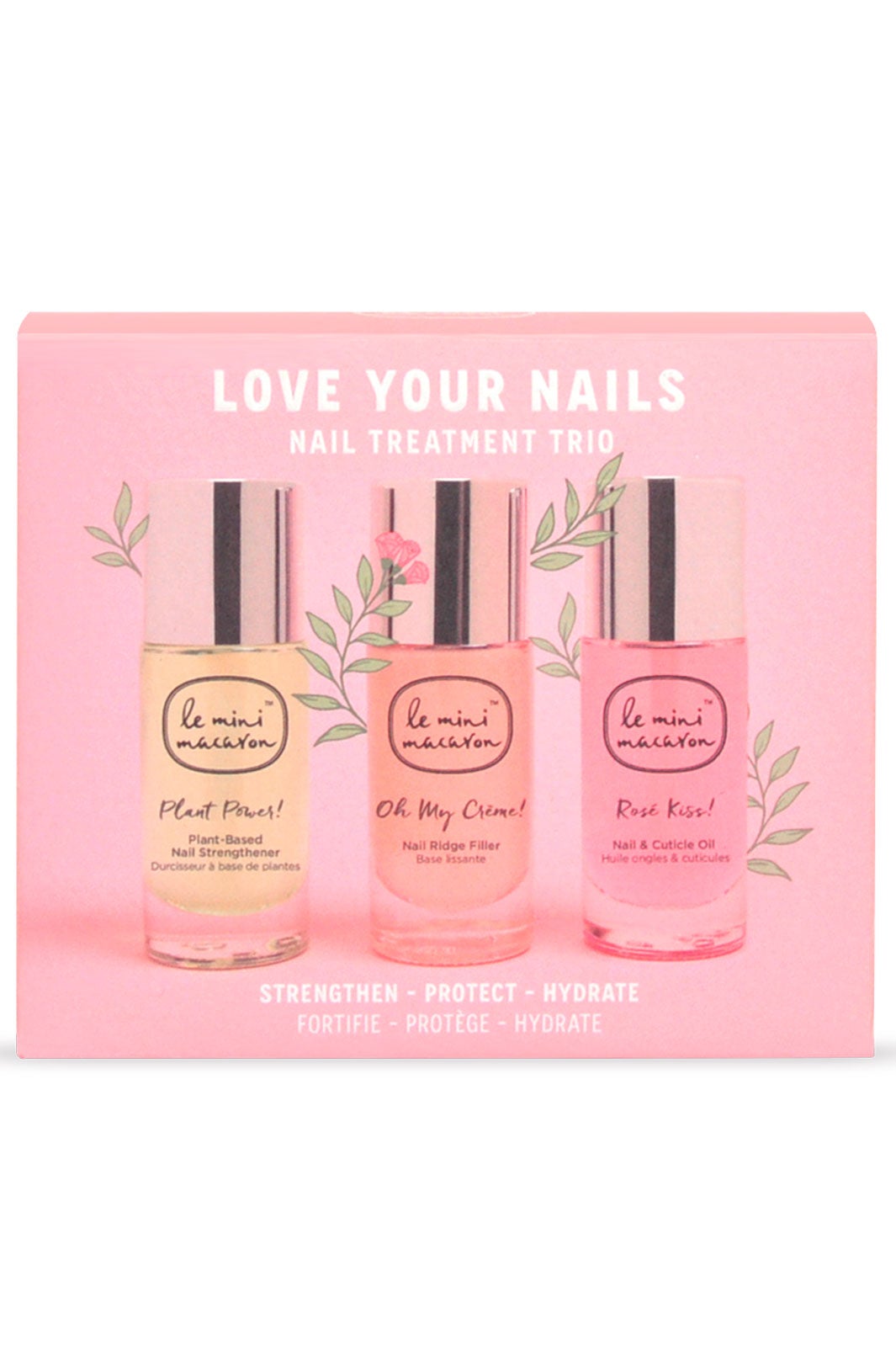 Le Mini Macaron - Love Your Nails Treat13 - Nail Treatment Trio 3x8g Online