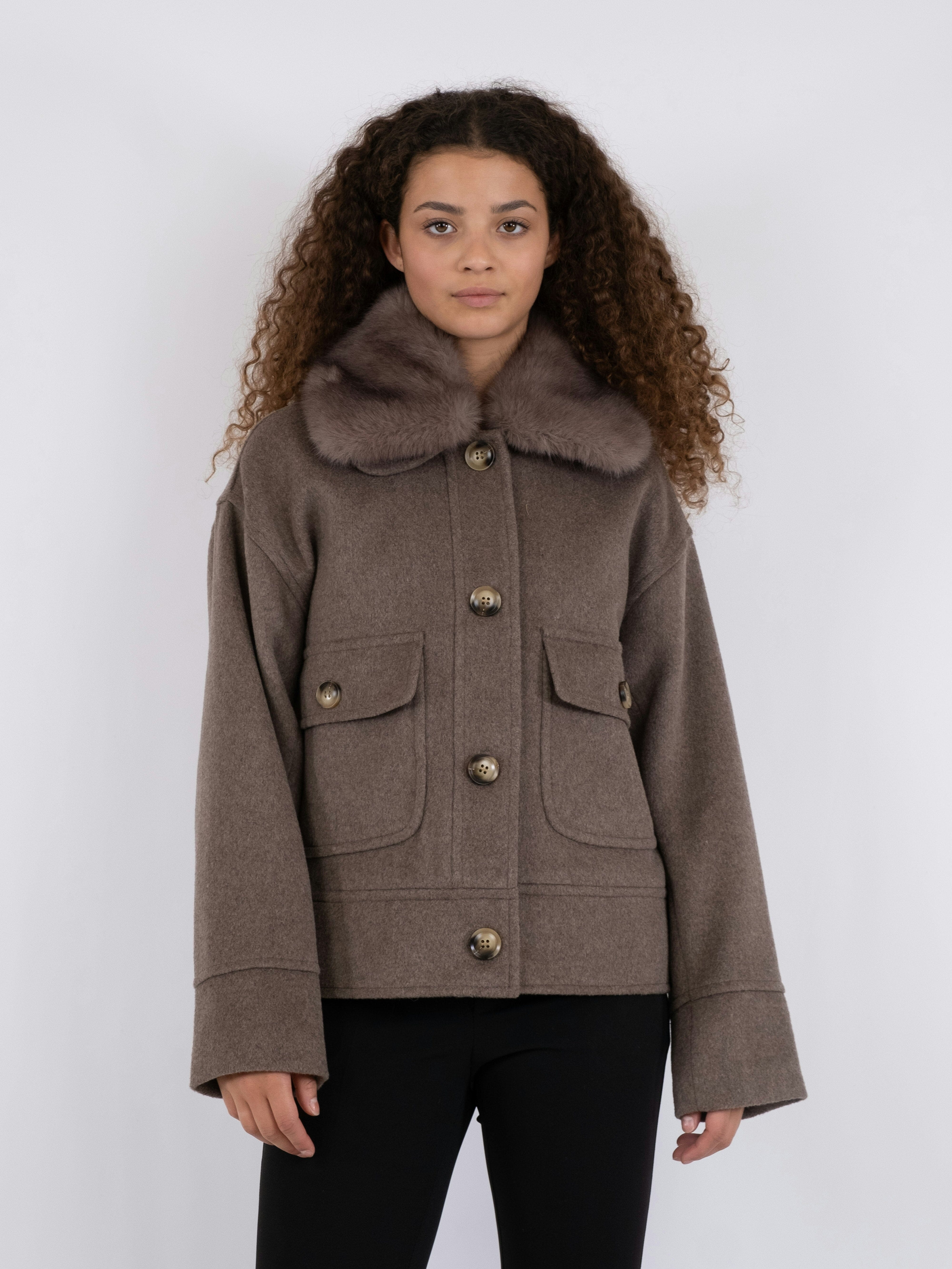 Neo Noir - Pitti Wool Jacket - Iron Levere